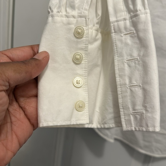 LOFT fancy white shirt - Picture 5 of 6